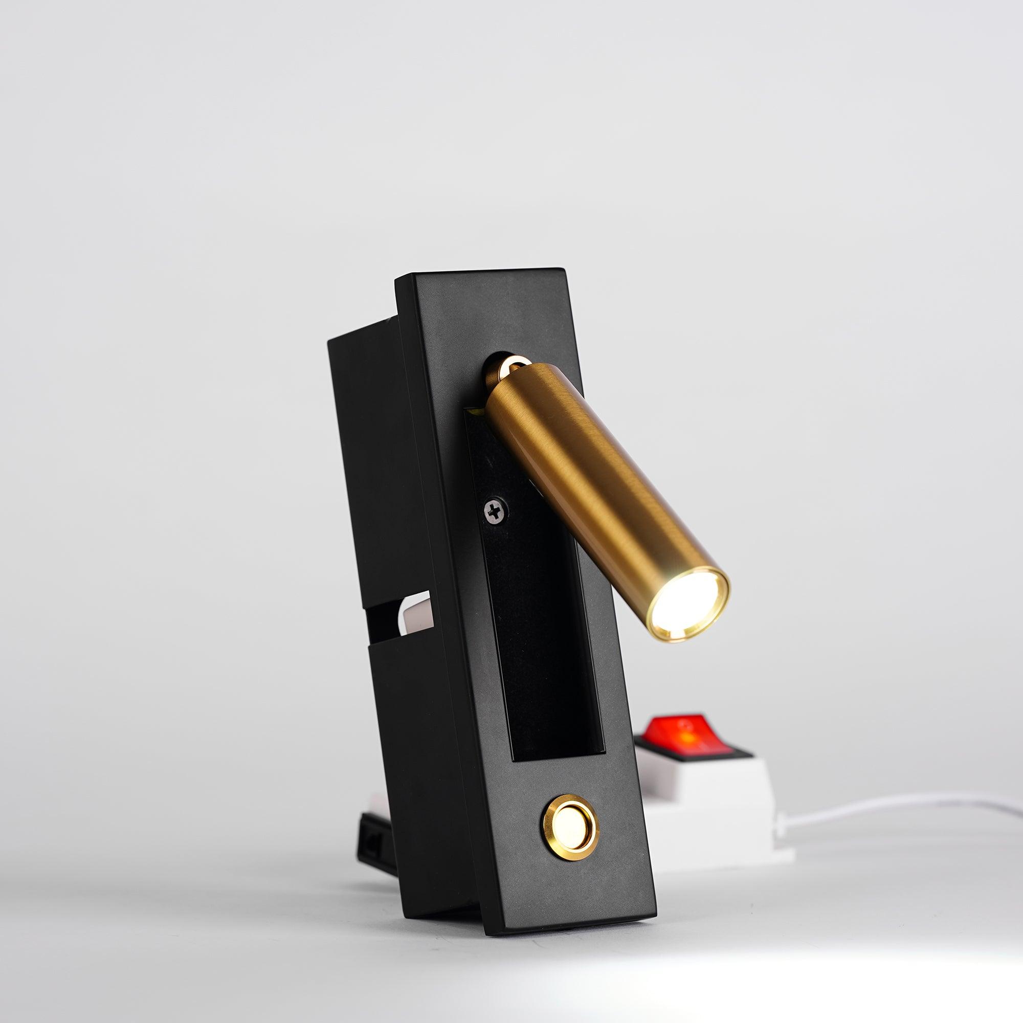 Eingebaute Nachttisch-Wandleuchte