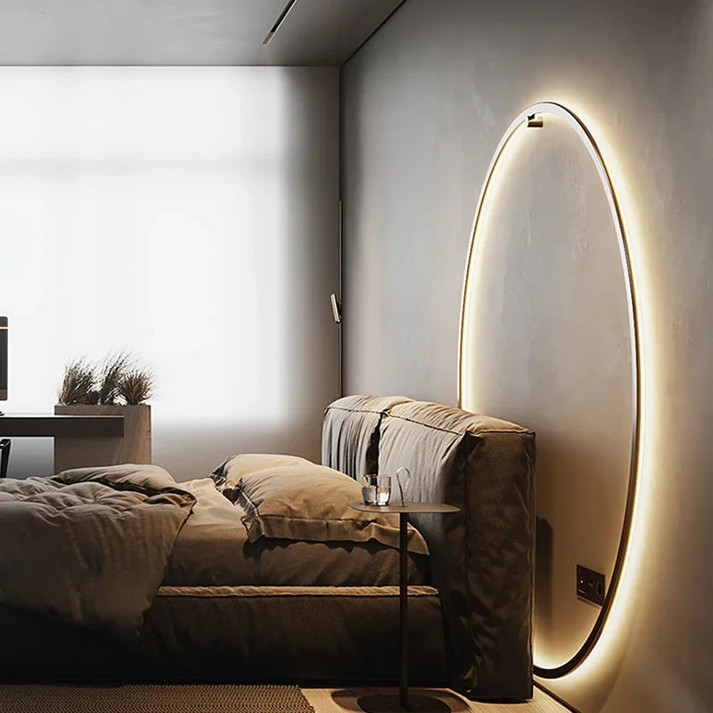 LumiRing - Minimalist circular wall light lamp