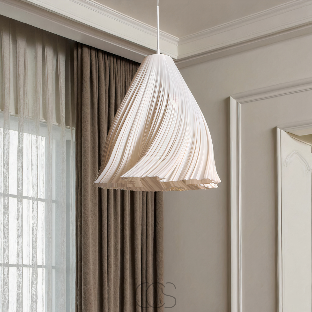 Opertsa - Fanning Fabric Ceiling Lamp - Modern Textiles
