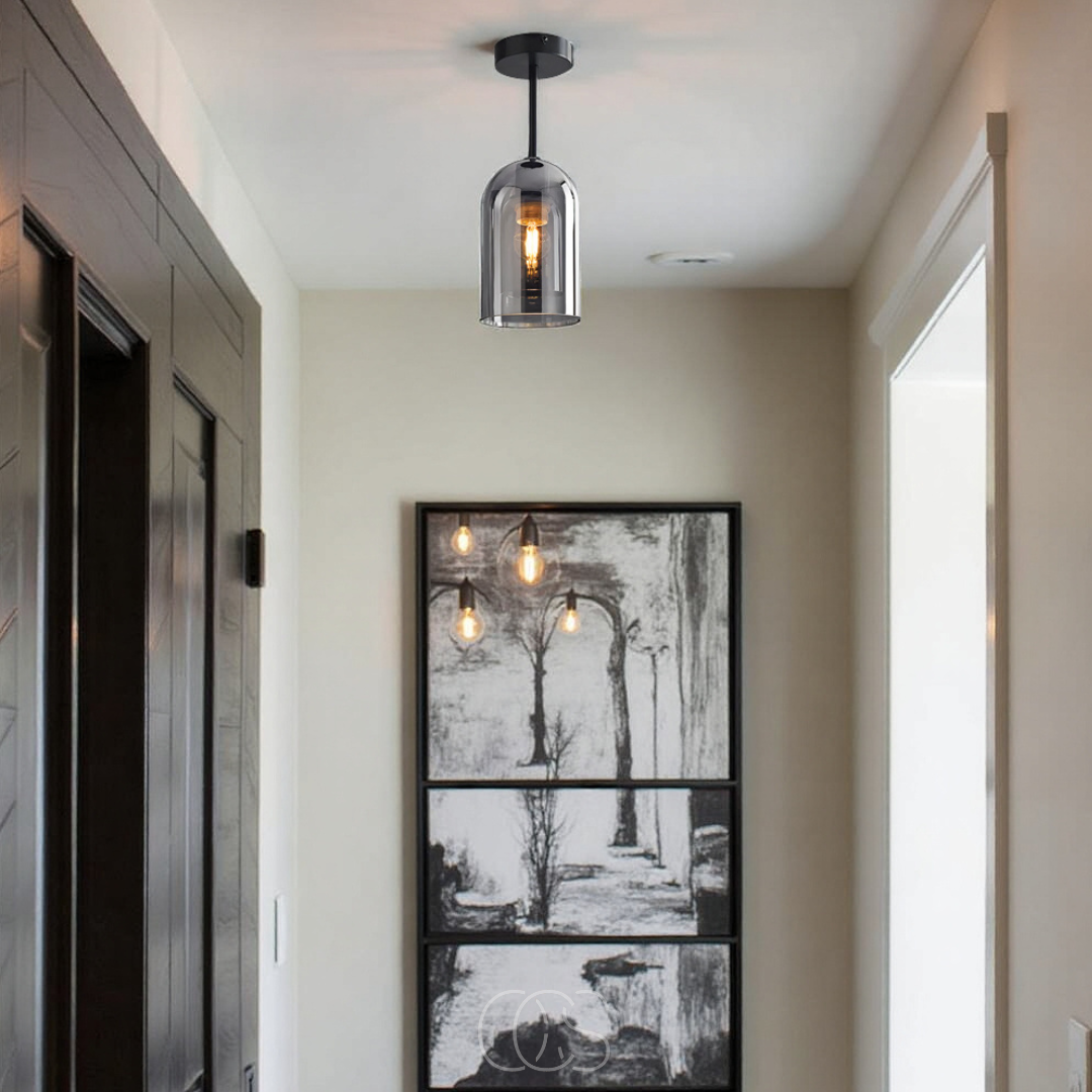 Opertsa - Glass Vintage LED ceiling lamp