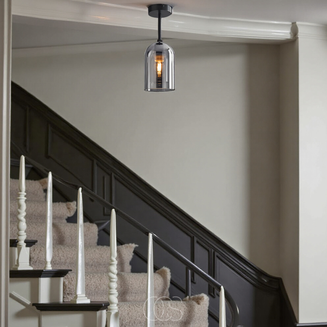 Opertsa - Glass Vintage LED ceiling lamp