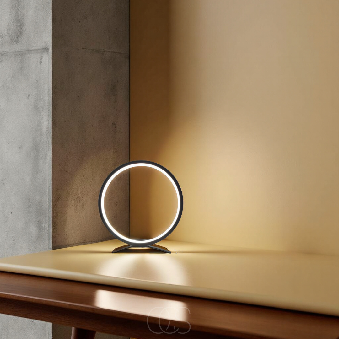 Opertsa - LED Ring Table Lamp - Modern Minimalist Design