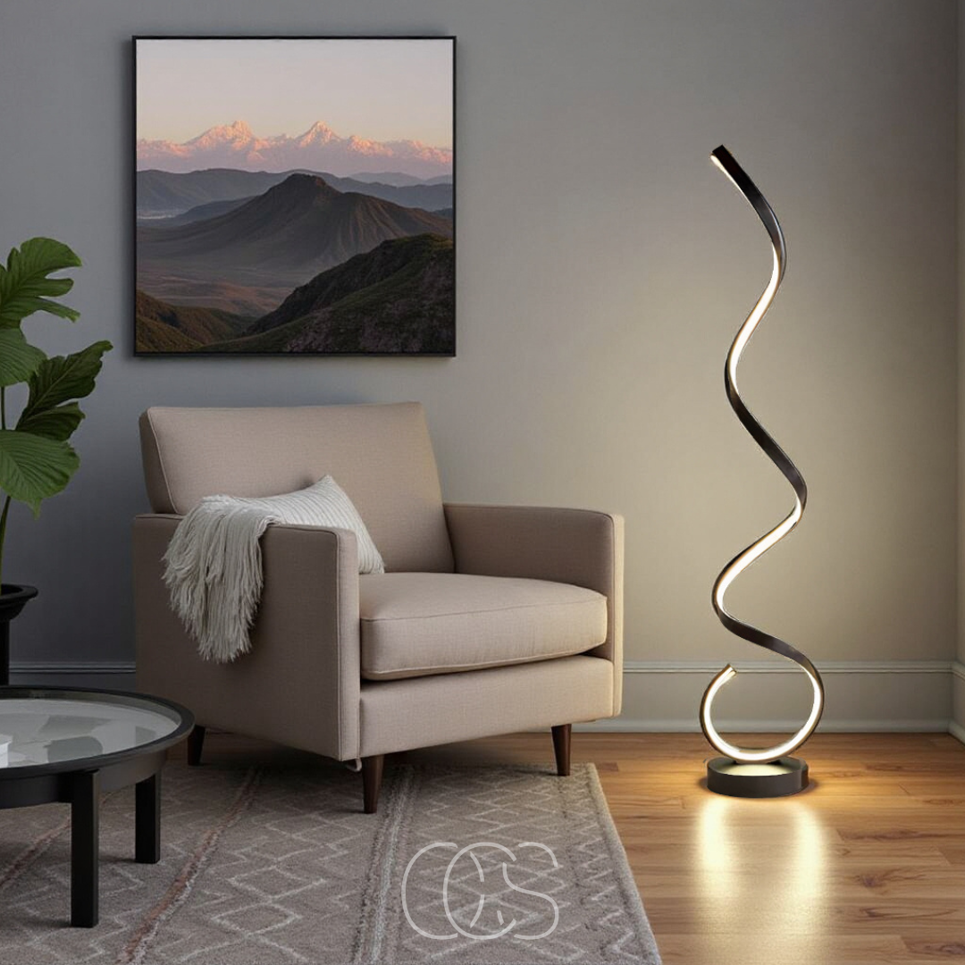 Opertsa - LED Spiral Floor Lamp Dimmable