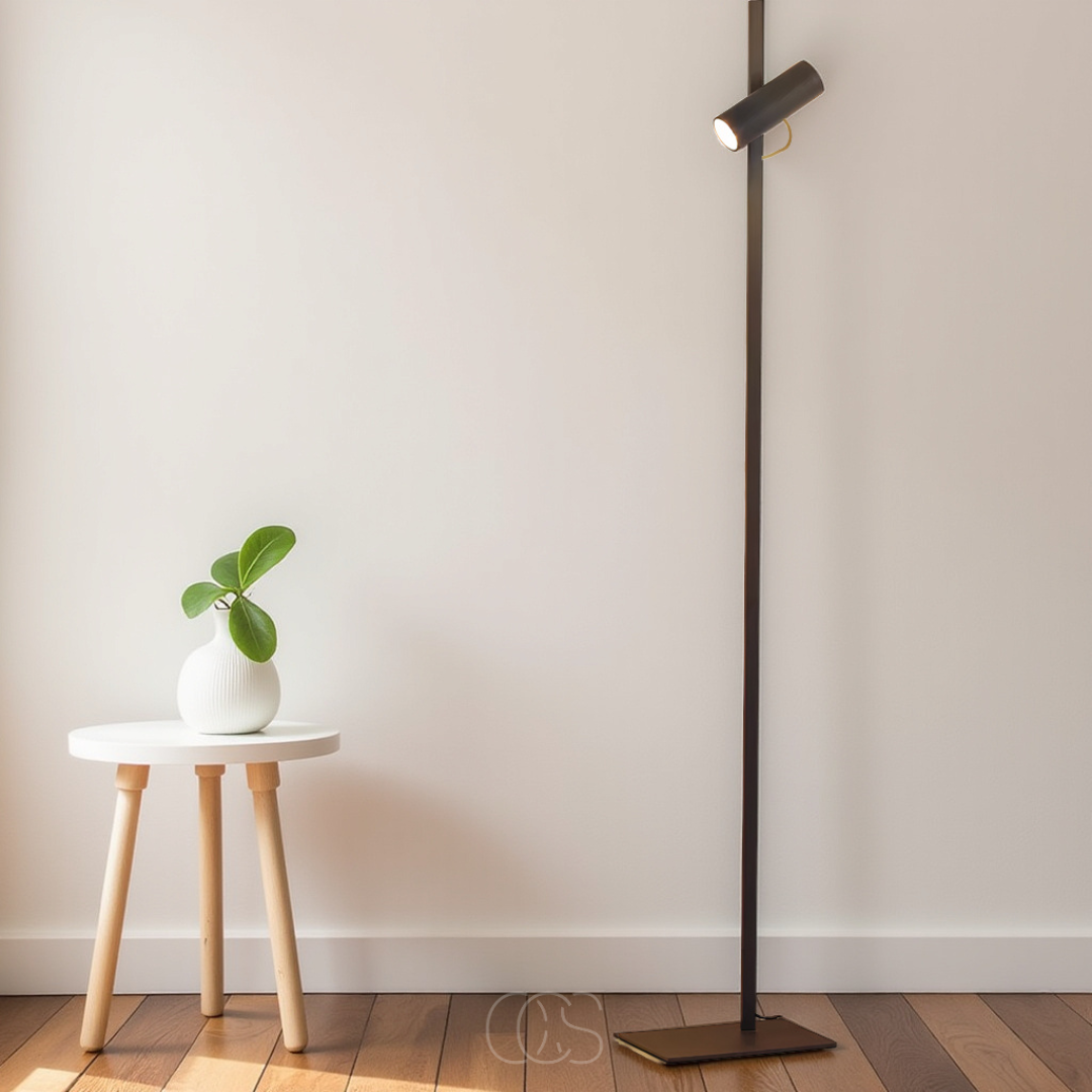 Opertsa - LED floor lamp with spotlight - reading lamp