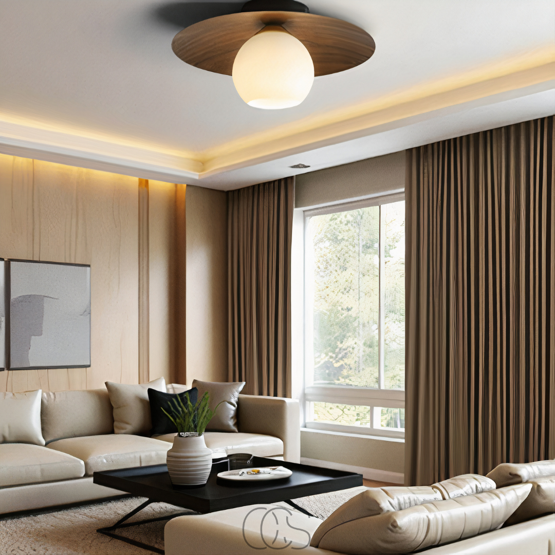 Opertsa - Loella LED ceiling lamp - natural tranquility in the home