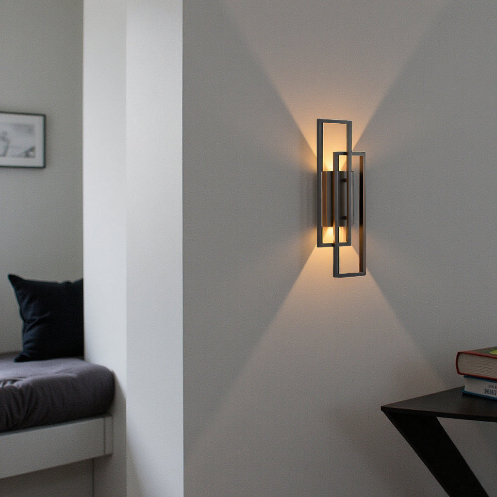 Opertsa - Rectangular Geometric LED Wall Lamp