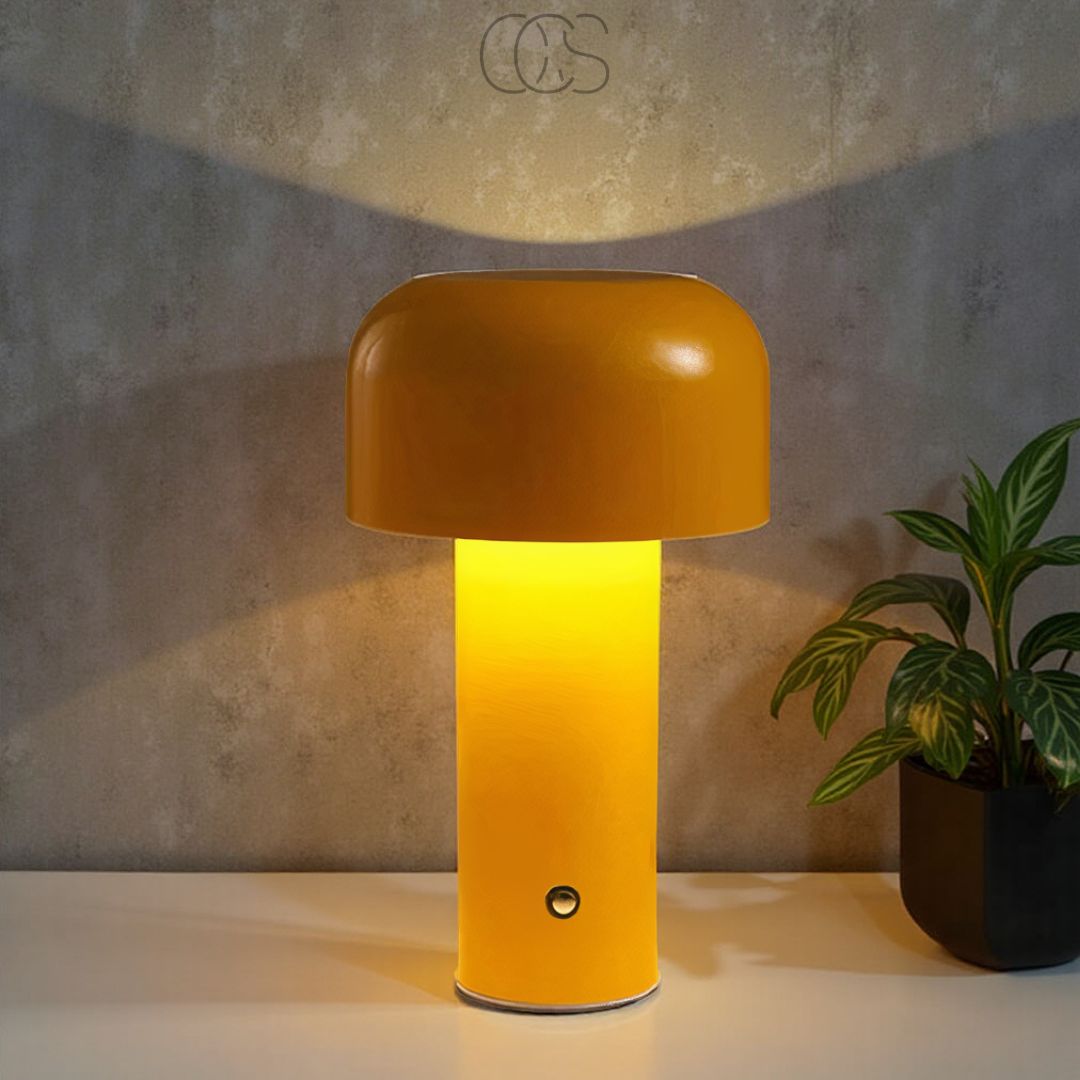Opertsa - Retro Table Lamp – wireless, dimmable & can be placed anywhere
