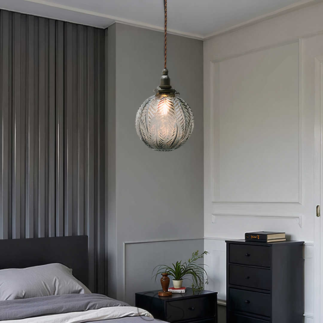 Opertsa - Round Pendant Lamp Glass - Smoke Color