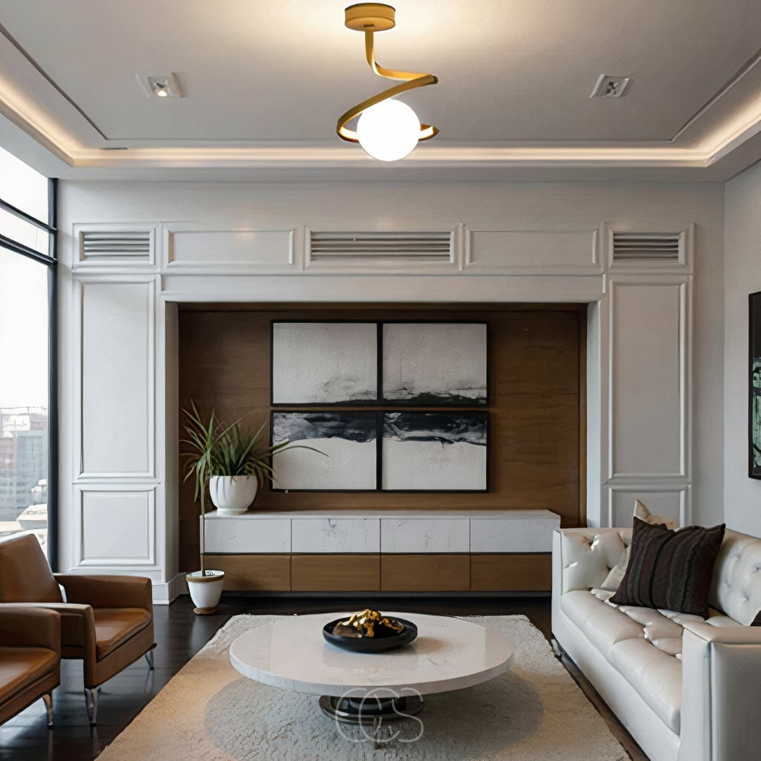 Opertsa - Spiral with Ball Ceiling Lamp – luxury in a playful design