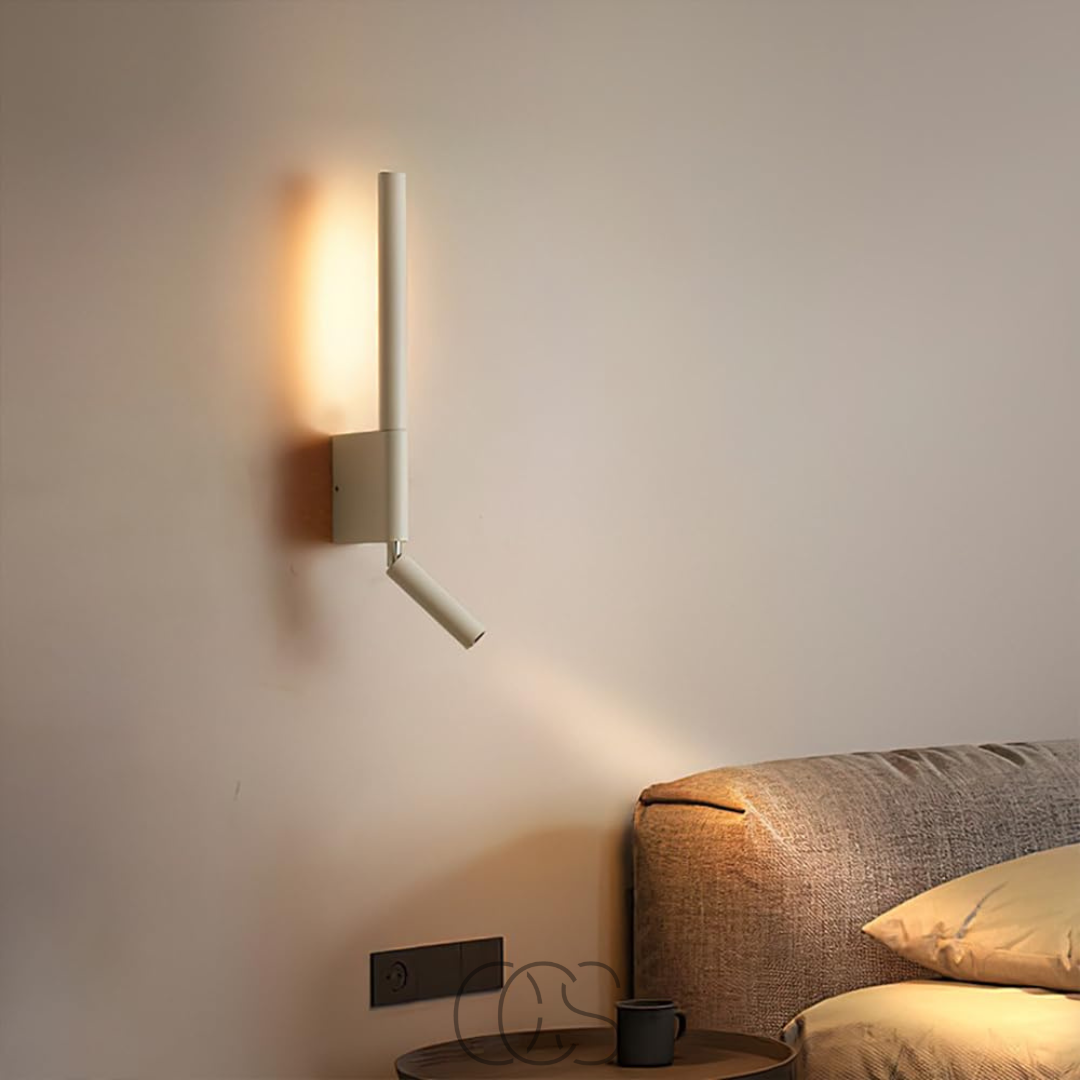 Opertsa - Stylish LED Wall Lamp with Reading Lamp