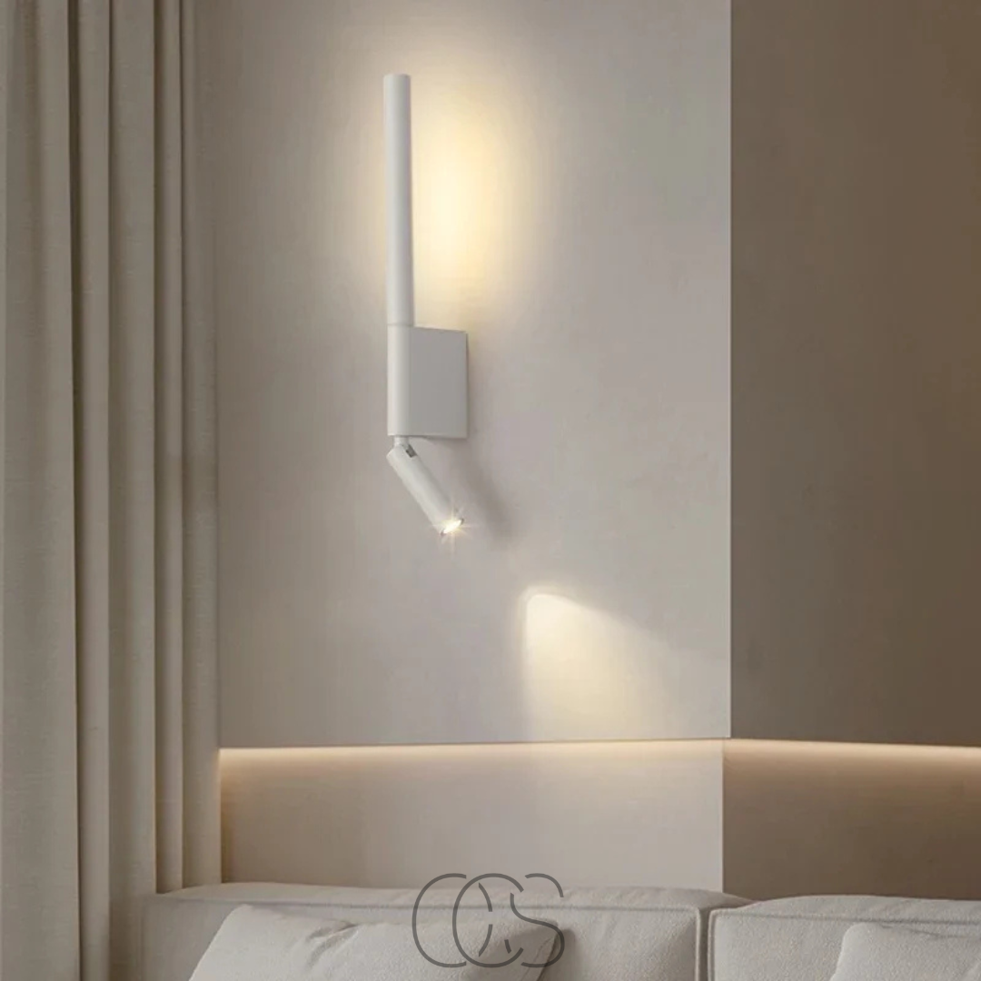 Opertsa - Stylish LED Wall Lamp with Reading Lamp