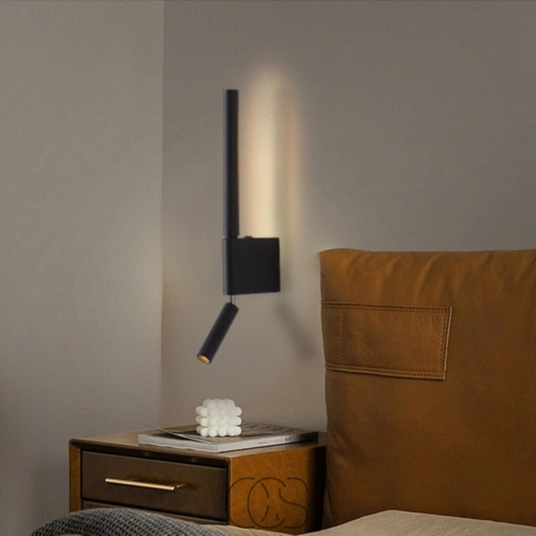 Opertsa - Stylish LED Wall Lamp with Reading Lamp