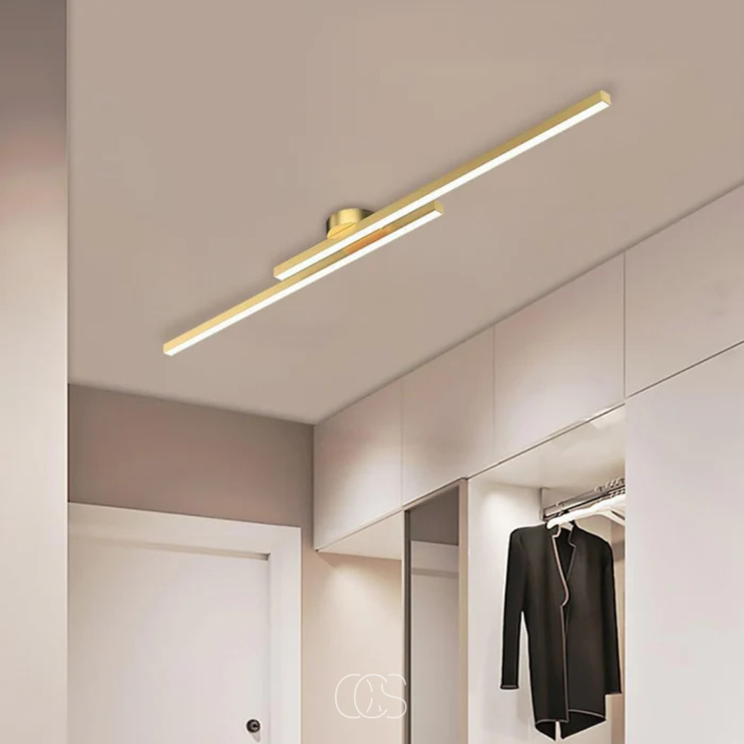 Opertsa - modern aluminum ceiling lamp - Sleek ceiling lighting
