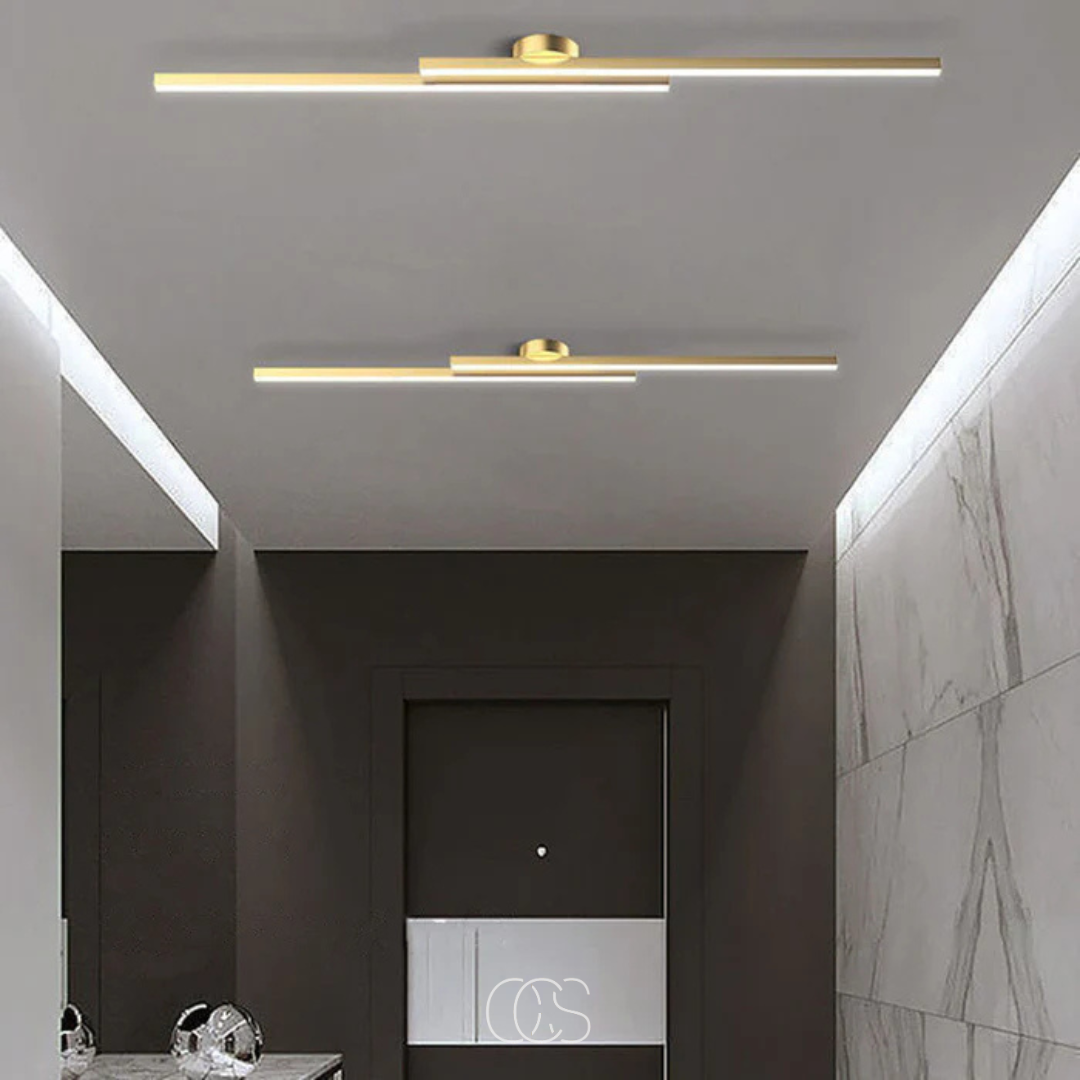Opertsa - modern aluminum ceiling lamp - Sleek ceiling lighting