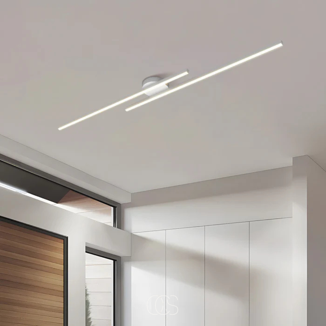 Opertsa - modern aluminum ceiling lamp - Sleek ceiling lighting