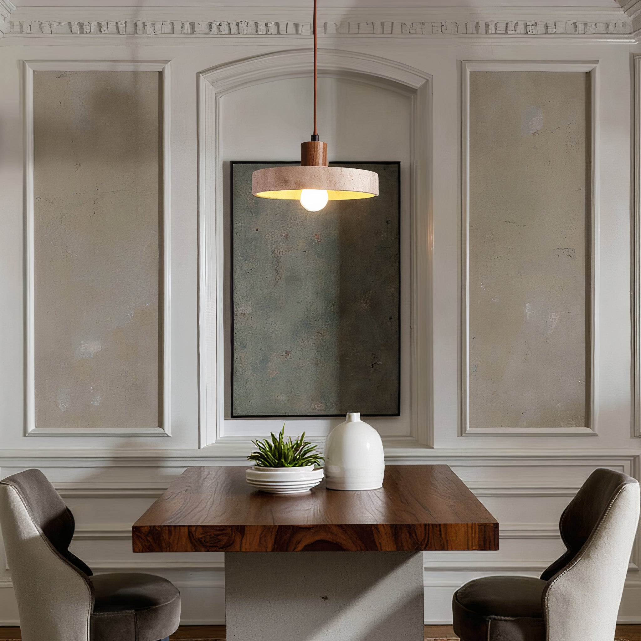 Opertsa - pendant lamp in natural stone - Unique & Adjustable