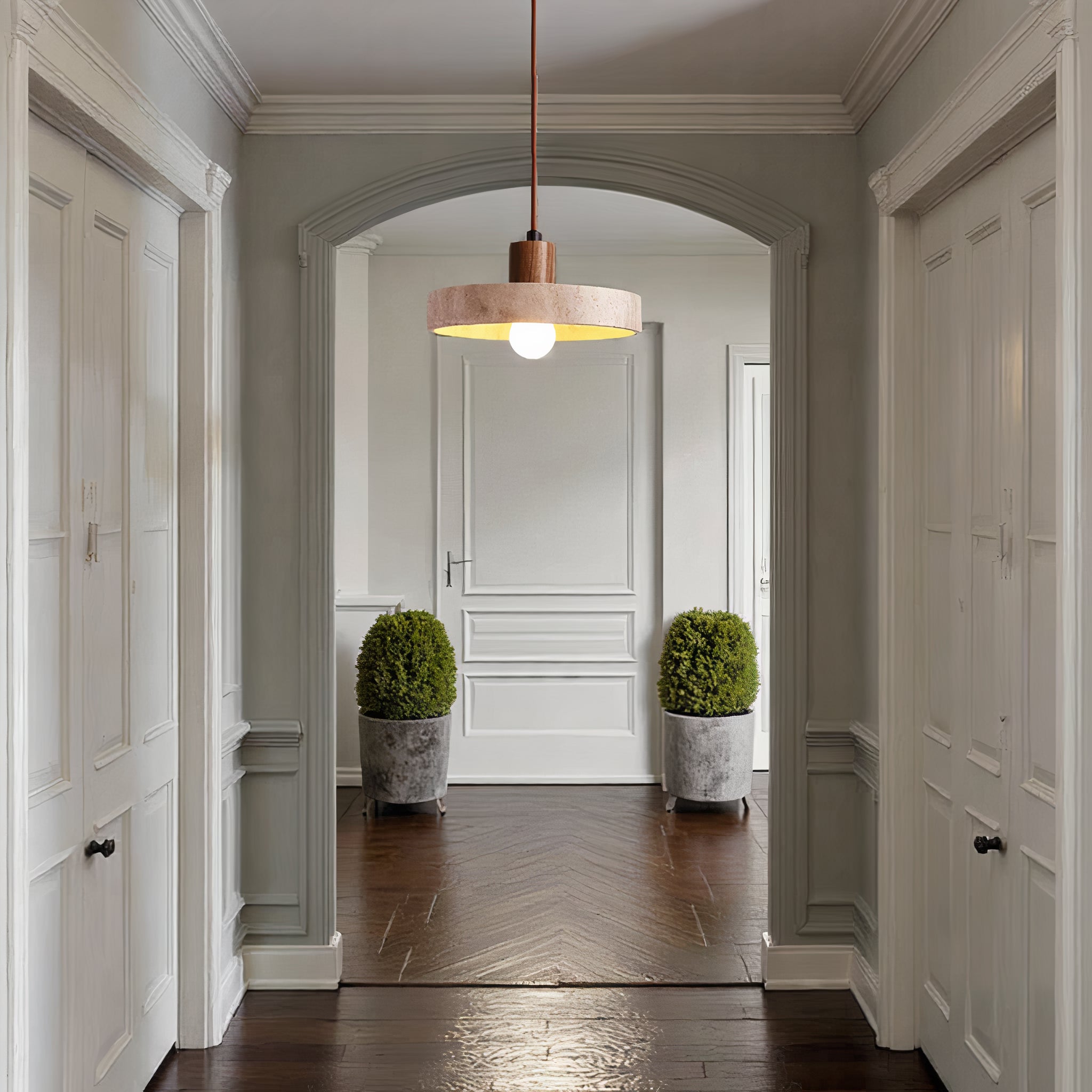 Opertsa - pendant lamp in natural stone - Unique & Adjustable