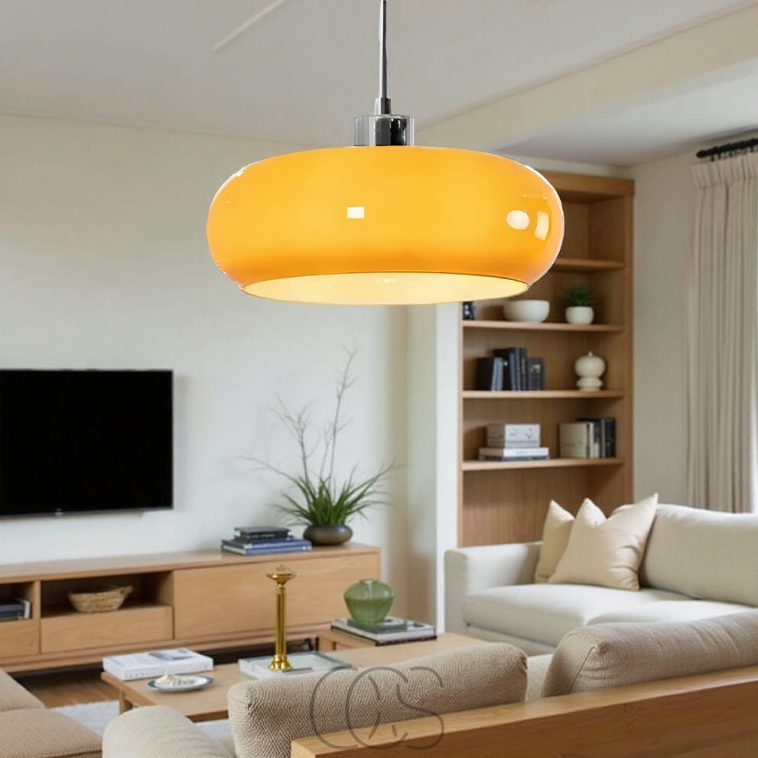 Opertsa – Nordic retro pendant lamp - mouth-blown glass & Scandinavian design