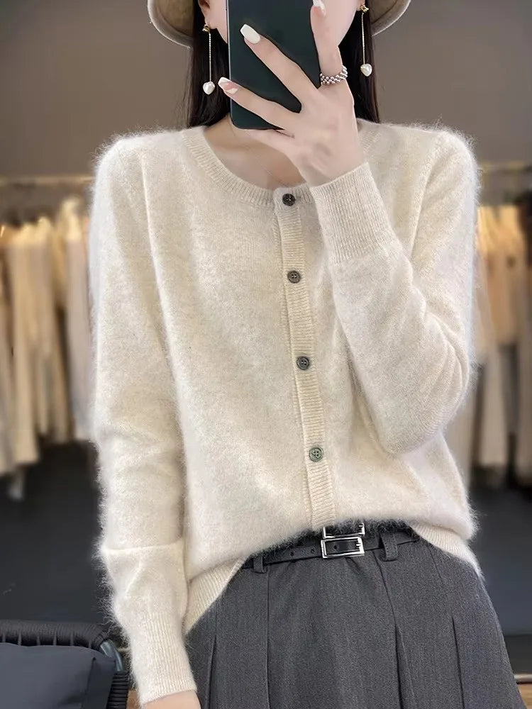 Celine: Sweater/Cardigan Super Varm | Ren 100% Cashmere Sweater