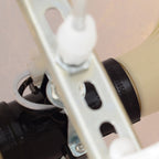 Lámpara colgante LED de nube de diseño Minori PVC/algodón blanco