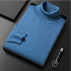 Klemens - Luxury Line: Men's Cashmere-Cotton Turtleneck Sweater