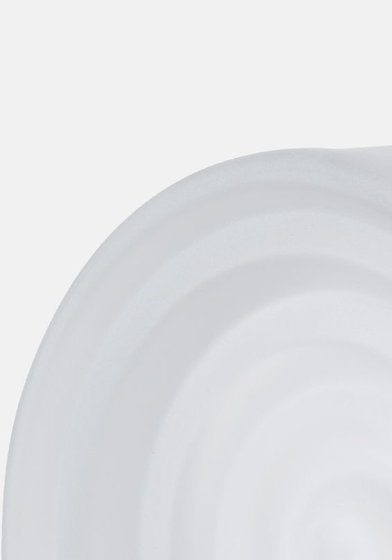 TML Ripple Modern Wall Sconce – IP65 Rated, Tempered Glass Shade, Indoor Wall Light with Touch Switch (E14 Bulb Included)