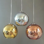 Modern Creative 3D Colorful Magical Glass 1-Light Dome Pendant Light lamp