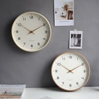 Wooden Wall Clock Scandinavian Simplicity