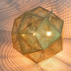 LichtDesign - Geometric Round Pendant Lamp made of Electrolytic Metal