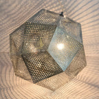 LichtDesign - Geometric Round Pendant Lamp made of Electrolytic Metal