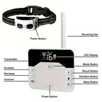 2-in-1 Wireless Dog Fence & Outdoor Training Collar