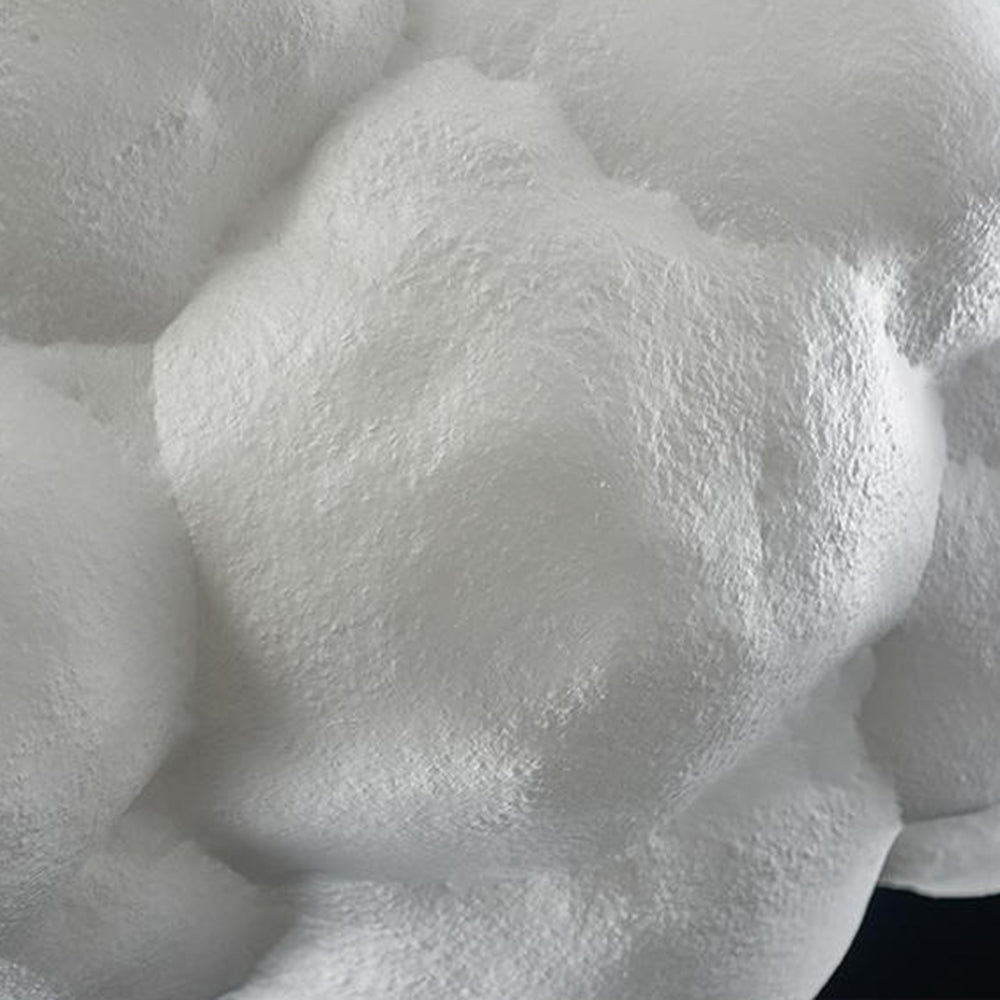 Lámpara colgante LED de nube de diseño Minori PVC/algodón blanco