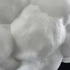 Lámpara colgante LED de nube de diseño Minori PVC/algodón blanco