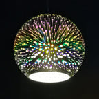 Modern Creative 3D Colorful Magical Glass 1-Light Dome Pendant Light lamp