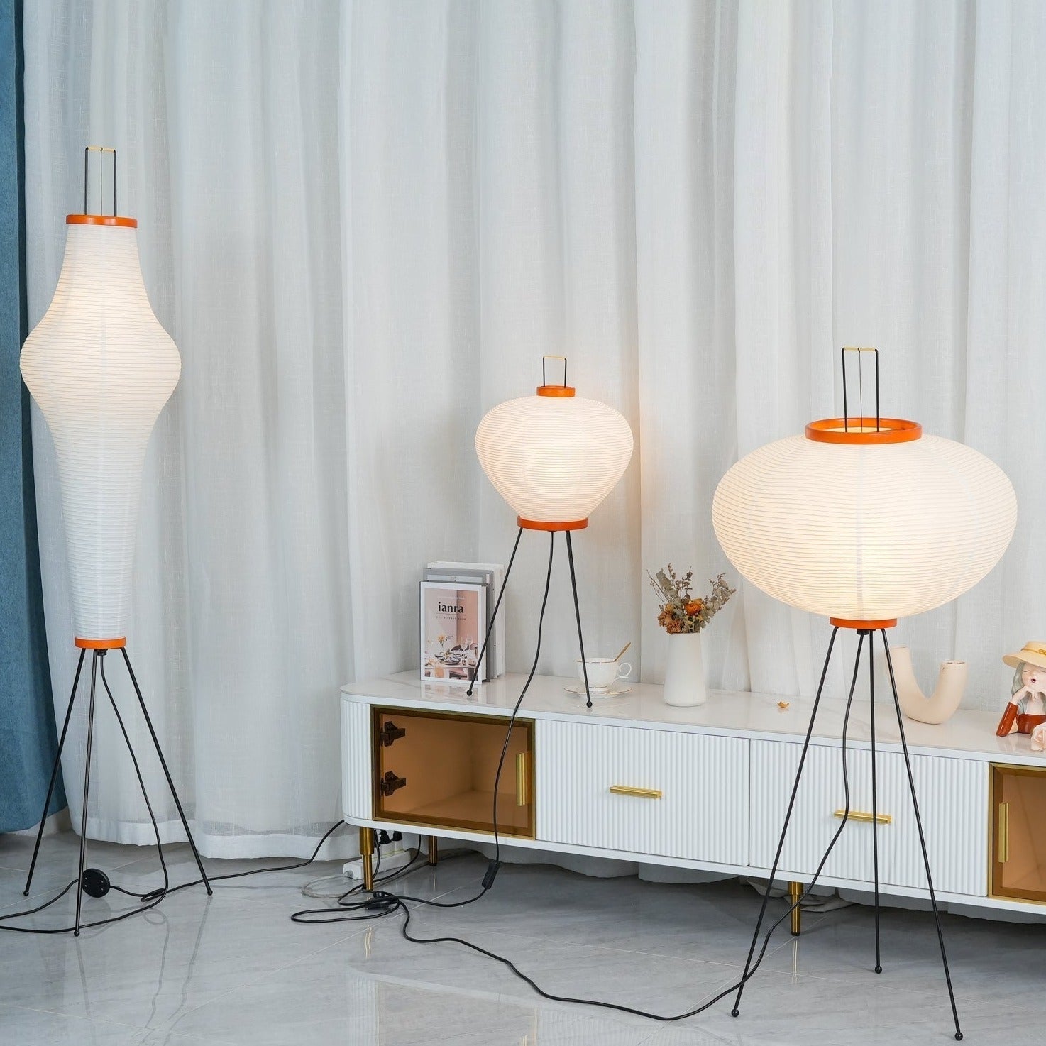 Hikaru – Rice Paper Floor Lamp