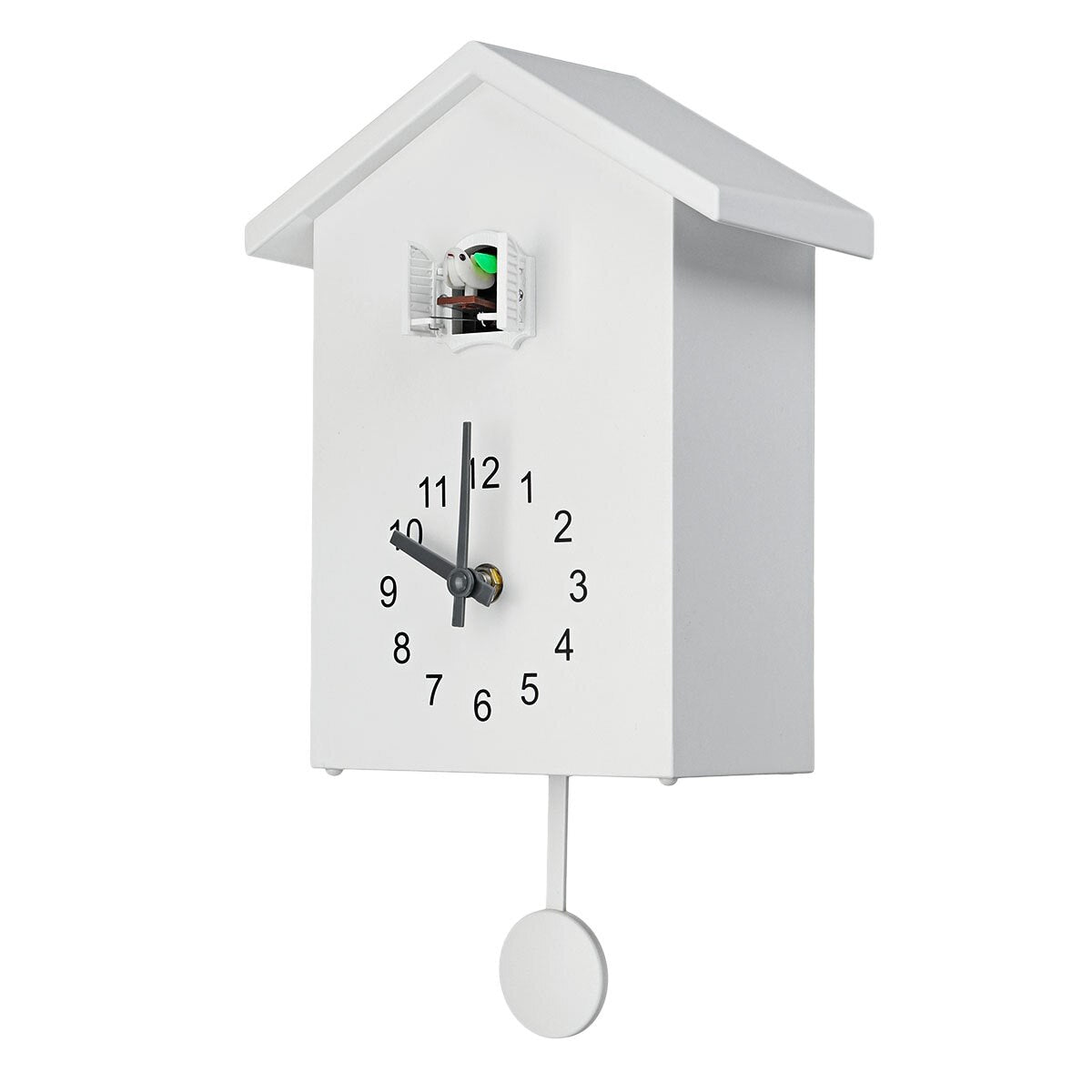 Classic Cuckoo Clock with Playful Sound – Traditional Decor in Blue, White, and Green