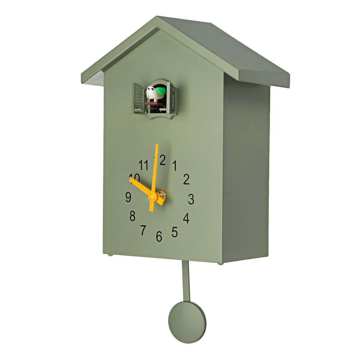 Classic Cuckoo Clock with Playful Sound – Traditional Decor in Blue, White, and Green
