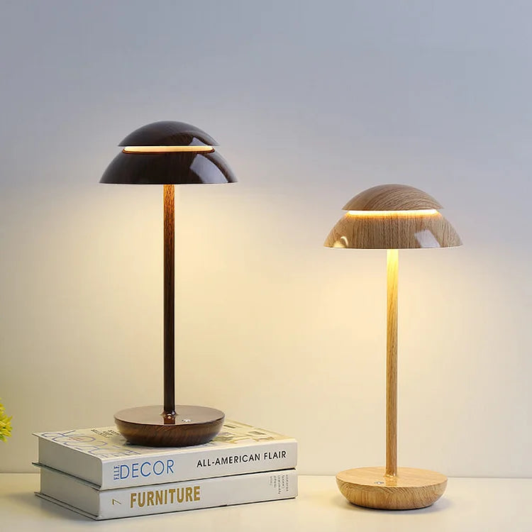 Cordless Scandinavian Table Lamp with Adjustable Brightness – Warm Ambiance Lighting