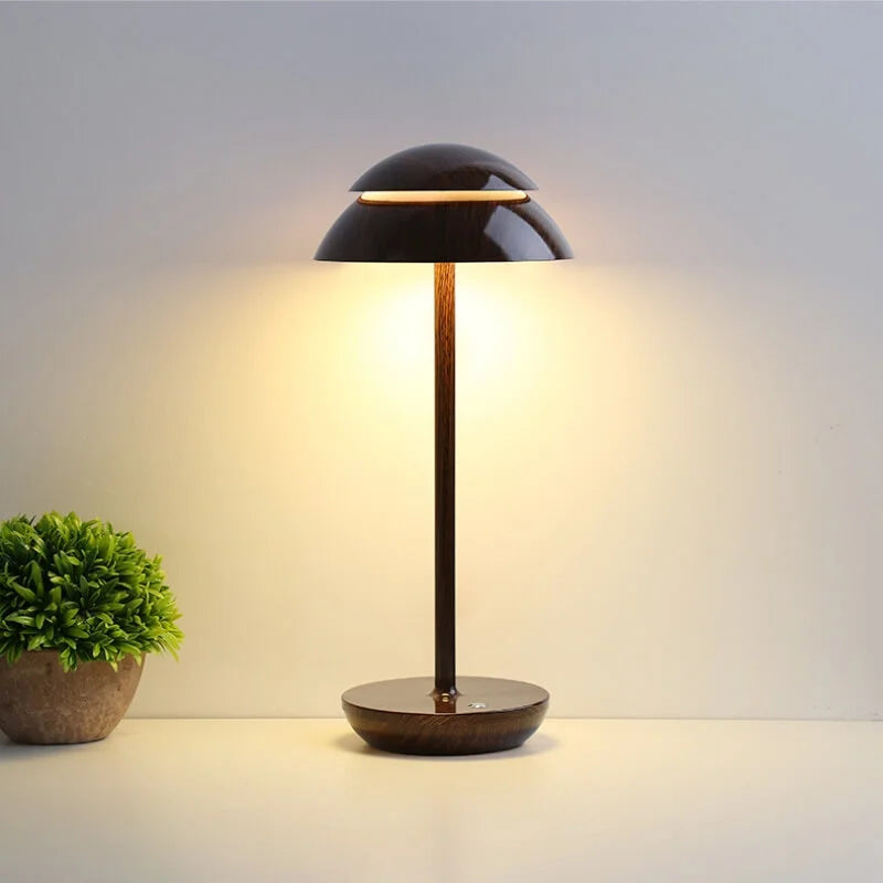 Cordless Scandinavian Table Lamp with Adjustable Brightness – Warm Ambiance Lighting