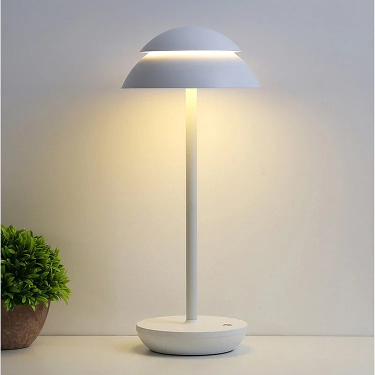 Cordless Scandinavian Table Lamp with Adjustable Brightness – Warm Ambiance Lighting
