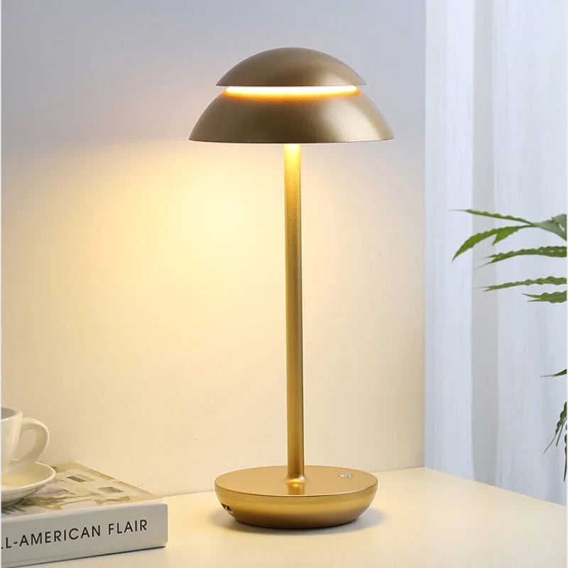 Cordless Scandinavian Table Lamp with Adjustable Brightness – Warm Ambiance Lighting