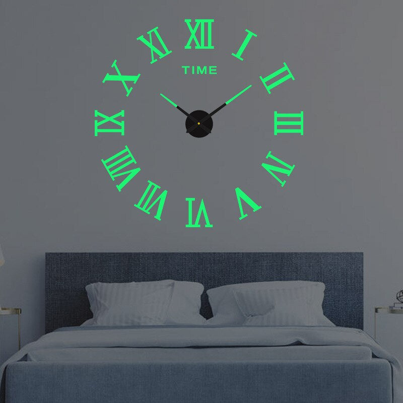 Customizable Large Wall Clock with Silent Quartz Movement – Modern Decorative Timepiece