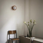 Natural Wood White Simple Wall Light