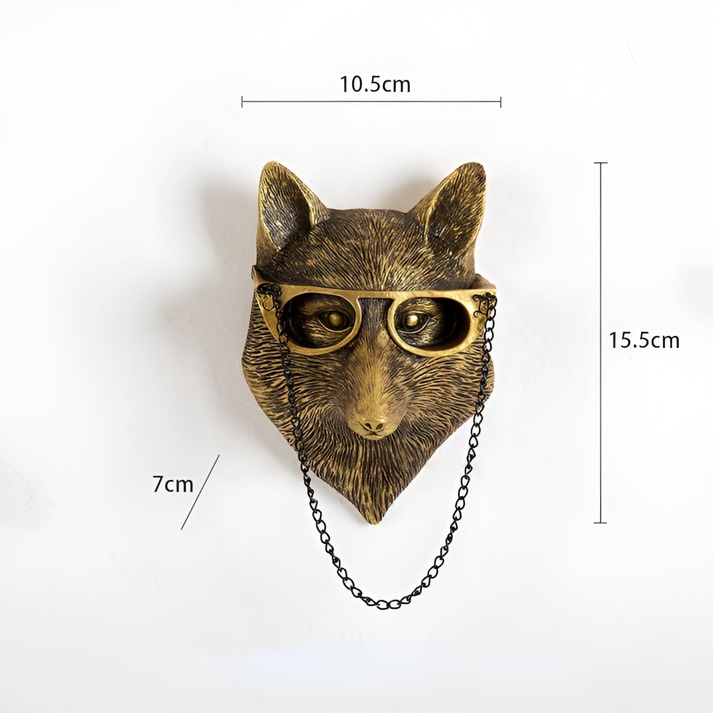 Decorative Metal Animal Head Wall Hook for Coats and Hats – Elegant Home Decor