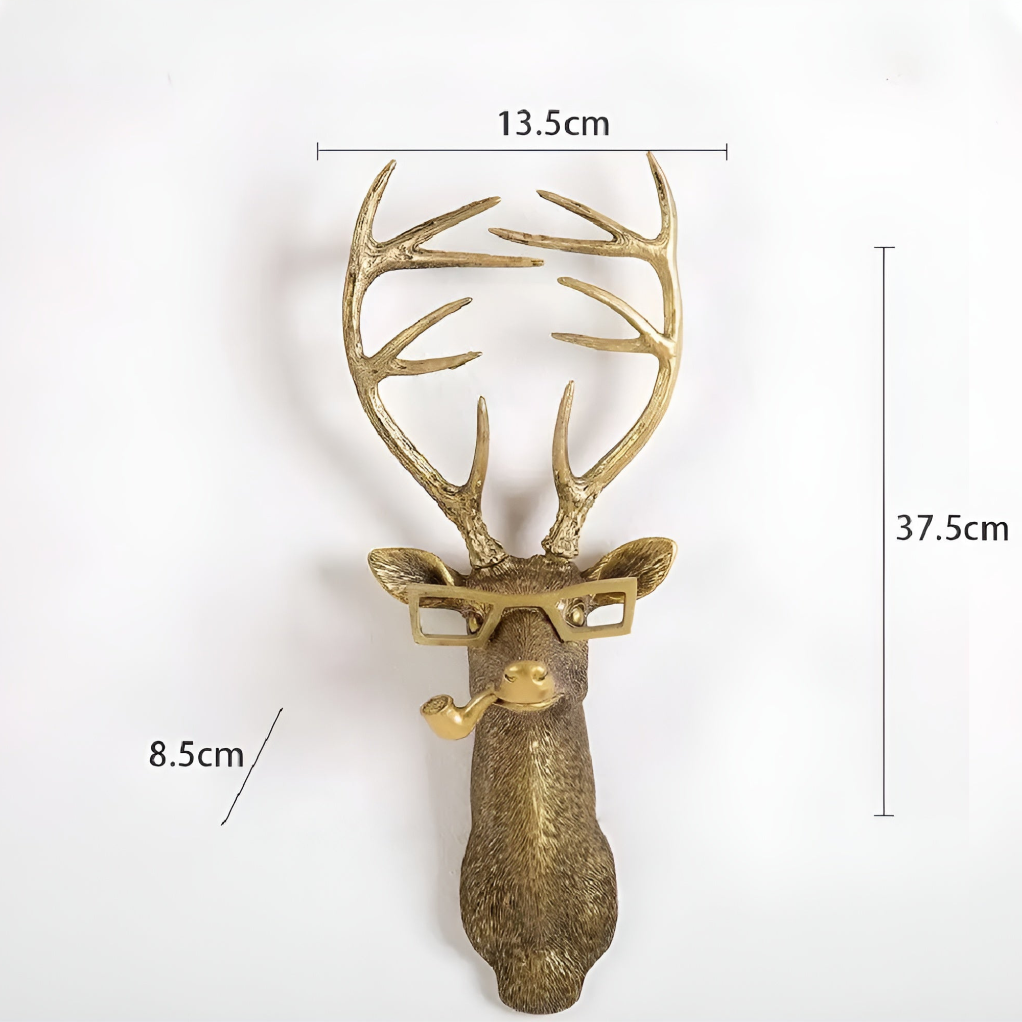 Decorative Metal Animal Head Wall Hook for Coats and Hats – Elegant Home Decor