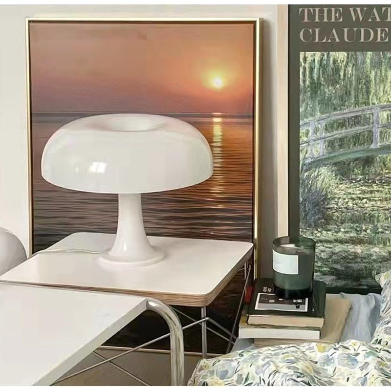 Dimmable LED Table Lamp with Scandinavian Design – Stylish Bedside or Desk Lamp for Home and Office