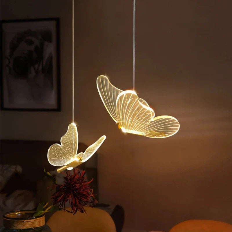 Elegant Butterfly LED Pendant Light – Artistic Design with Energy-Efficient Illumination
