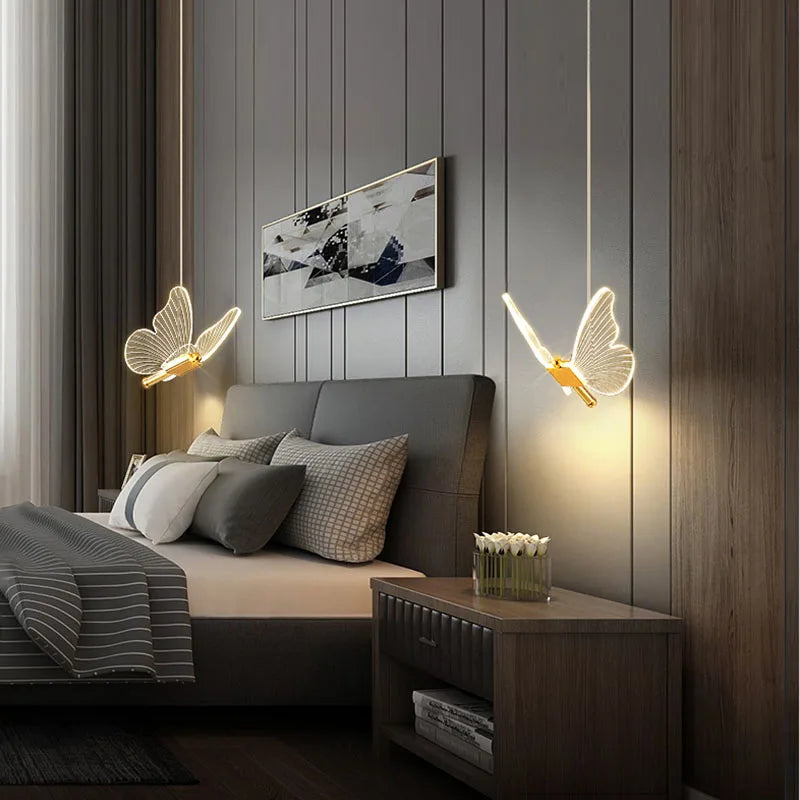 Elegant Butterfly LED Pendant Light – Artistic Design with Energy-Efficient Illumination