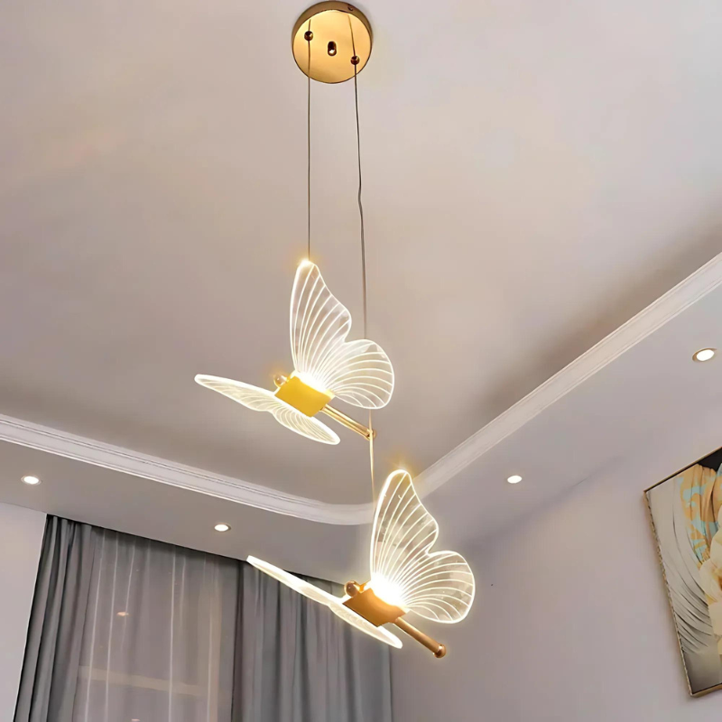 Elegant Butterfly LED Pendant Light – Artistic Design with Energy-Efficient Illumination