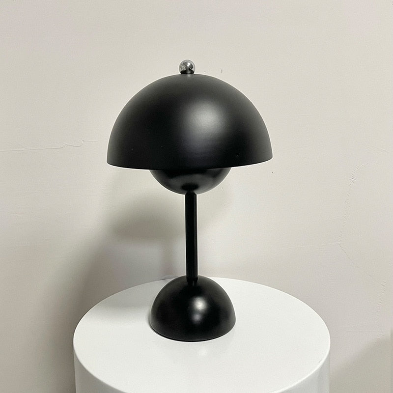 Elegant USB Rechargeable LED Table Lamp with Touch Control and Adjustable Brightness